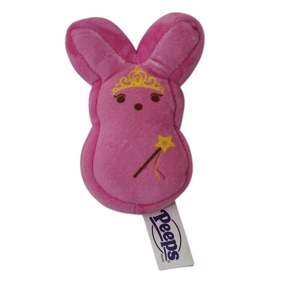 Dan Dee Other - Peeps Just Born Pink Plush Mini Plush Stuffed Toy Tiara Wand 4.5"